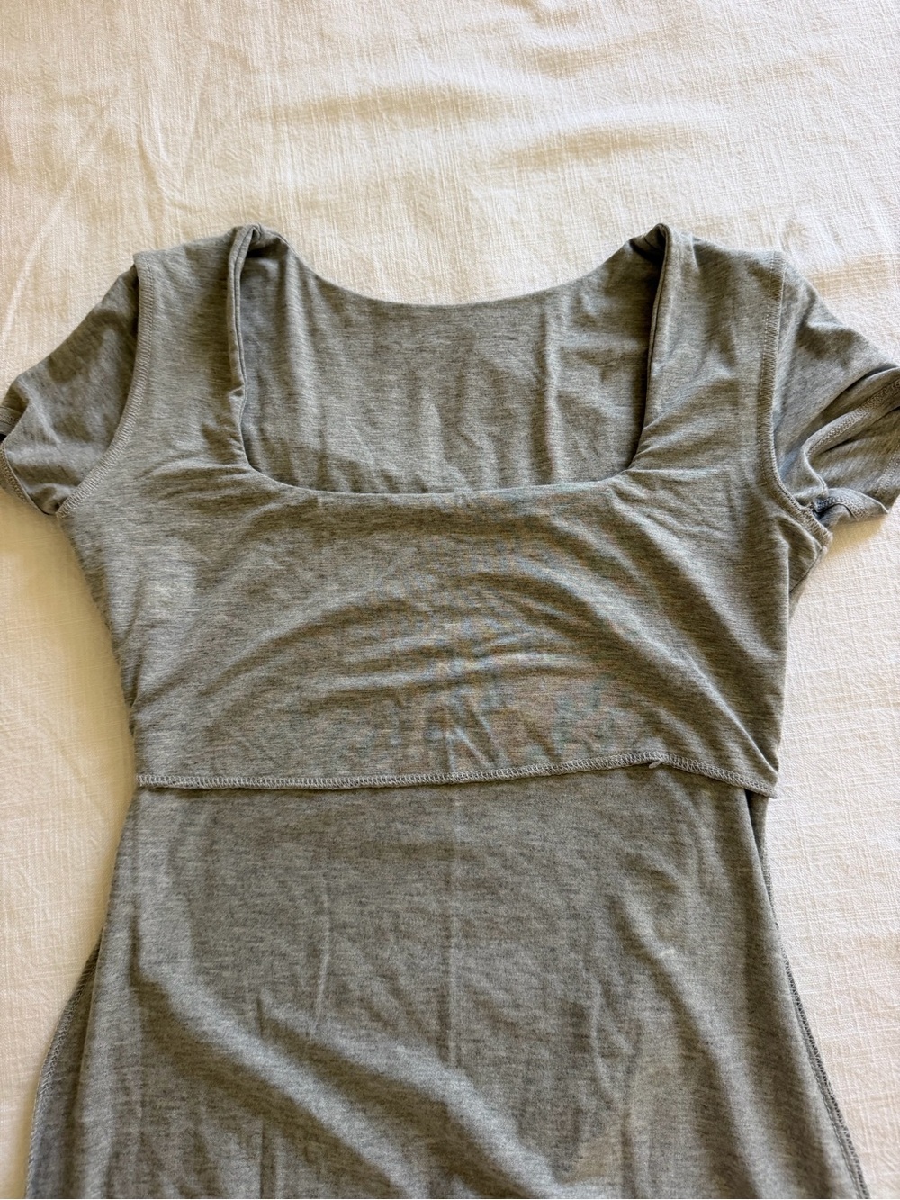 See You Monday Women's Grey Short-Sleeve Maxi Dress - Picture 6 of 10